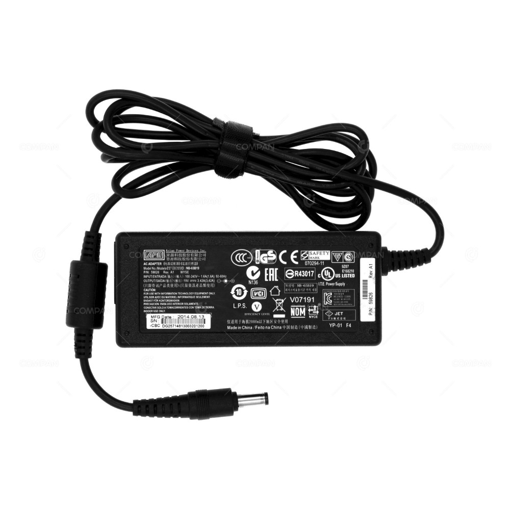 59826 DELL WYSE 059826 NB-65B19 19V 3.42A 65W AC ADAPTER NB-65B19